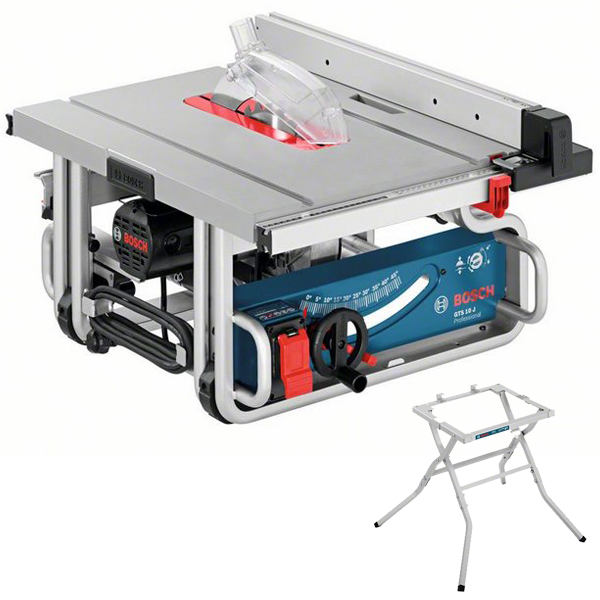 Bosch GTS10J Portable Table Saw with Stand 250mm (10") - Click Image to Close